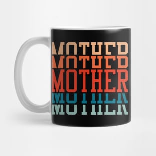 Mother In Sport Style And Retro Colors Mug